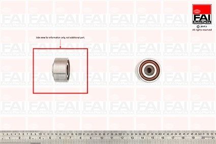 FAI AUTOPARTS kreipiantysis skriemulys, paskirstymo diržas T9337